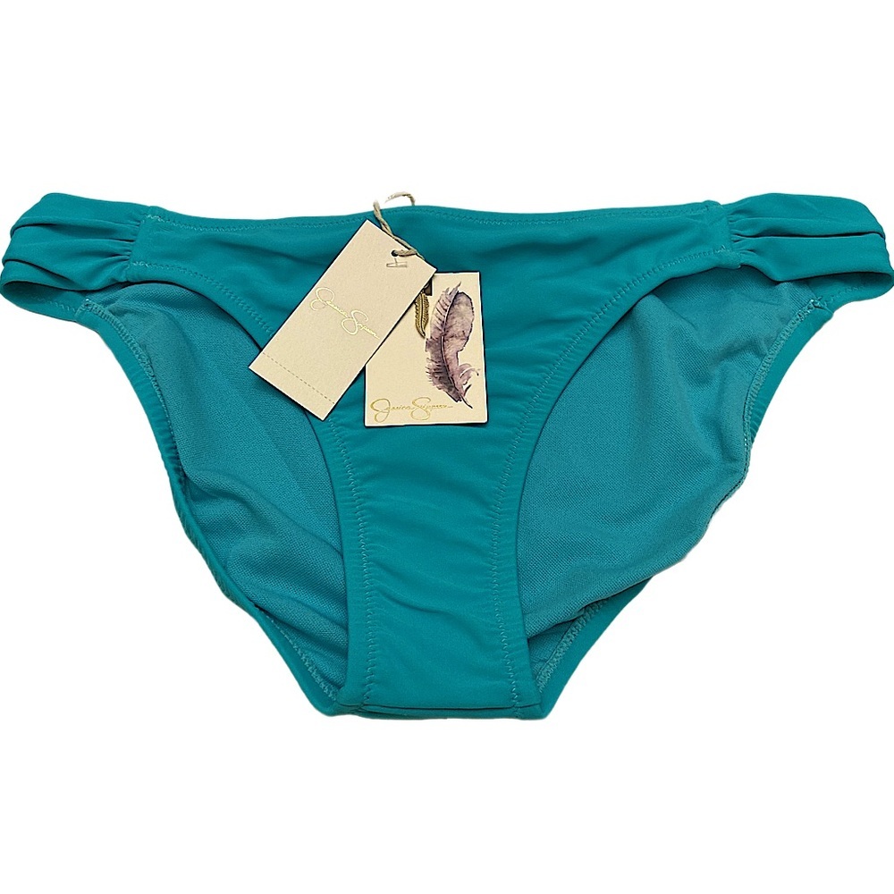 Jessica Simpson Monochrome Martinique Mint Green Hipster Bikini Bottom Only.